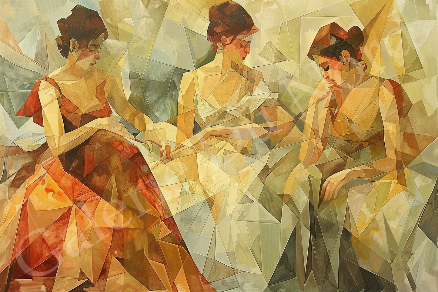 Ballet of Cubism (Canvas)