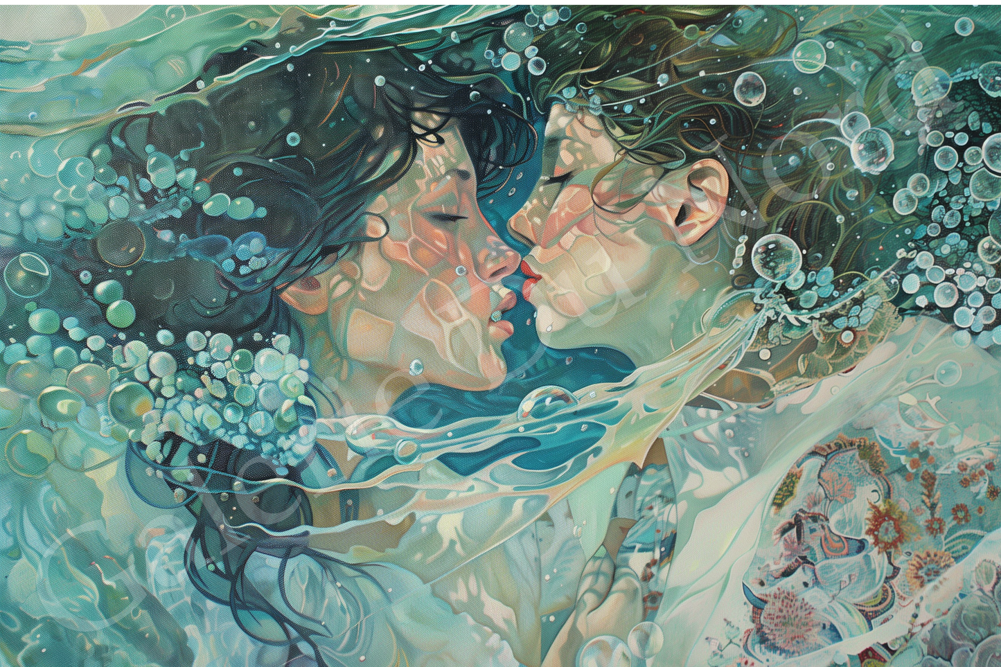 The kiss of the sea